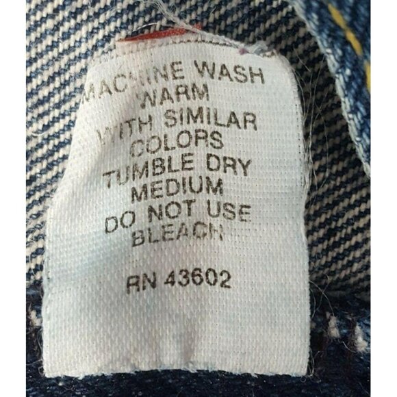 Picket Post Jeans 28/30 High Waist Denim Mom Tapered Leg Retro Vtg 80s USA - Picture 9 of 10